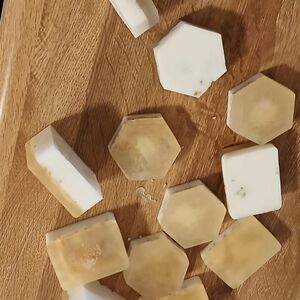 Hexagonal Goatmilk And Oatmeal Soap Bars